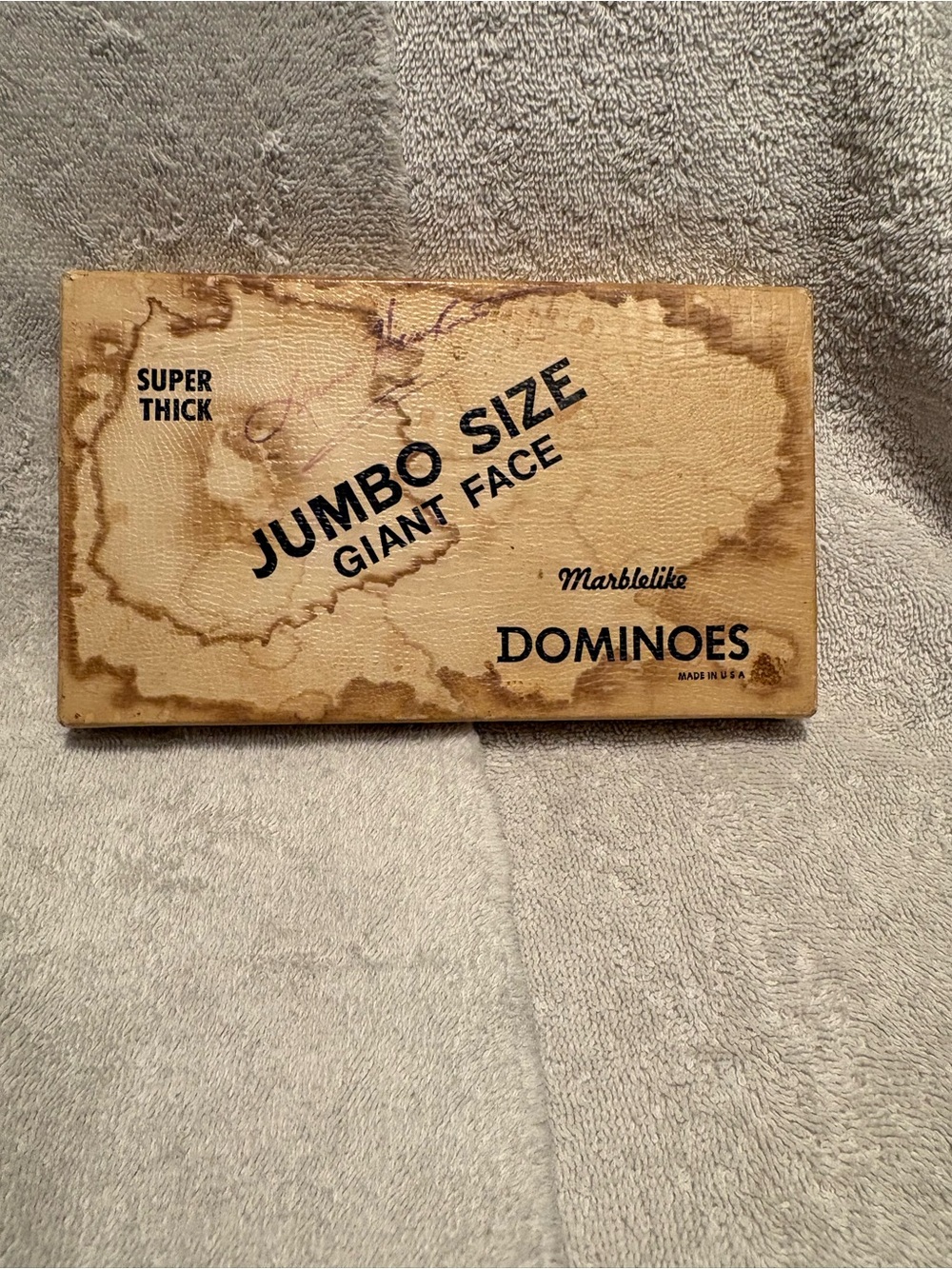 Marble-Like Jumbo Dominoes
